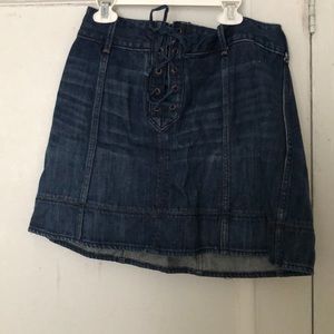 Mini jean skirt, Size 6